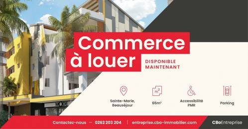 Location  Local Commercial Sainte-Marie (97438) - REUNION