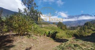 a vendre terrain à 50 €/m2  à salazie secteur mare à citrons