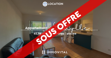 marina de rivières-sens, appartement t3 meublé avec piscine