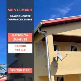 Achat Maison Jumelée  Sainte-Marie (97438) - REUNION