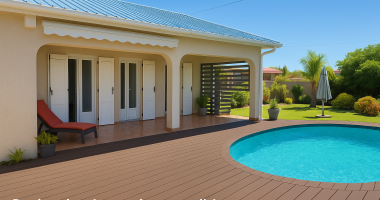 charmante maison f5 avec piscine à bras-panon