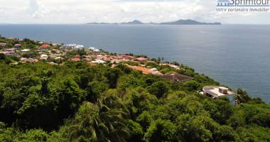 vieux-fort - terrain constructible - imprenable vue sur les saintes - lot 3