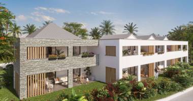 À vendre t3 neuf vue mer avec jardin À saint-martin