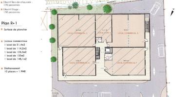 mise en location - local professionnel à calebassier