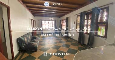 À vendre - grande maison avec terrasse et jardin à basse-terre, quartier préfecture-carmel