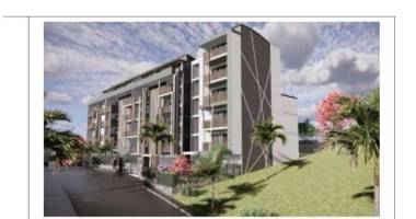 appartement t2 duplex saint denis  36.62 m2