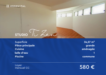 Location Studio Le Moule (97160) - GUADELOUPE