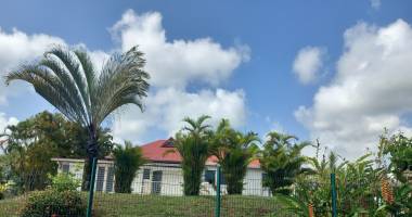 À vendre   baie-mahault villa créole t6 avec piscine sur terrain de 1000 m2