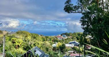 petite ile 97429 - terrain constructible - vue mer degagee