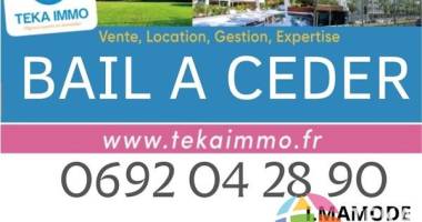 cession de bail – local commercial 132,66 m² – centre-ville saint-denis 97400