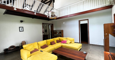 À louer - villa f6 meublée de 216m2 + bungalow - castel, lamentin