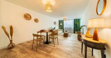 grand t2 meublÉ de 57 m² avec box privatif ? le tampon
