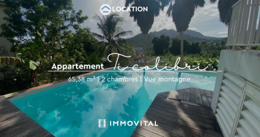 joli appartement t3 avec grande terrasse et piscine