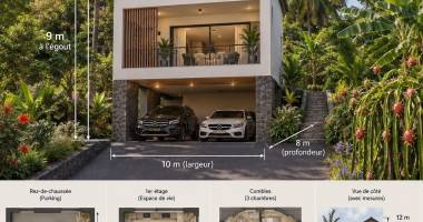 terrain constructible à vendre - pichette la possession - 462m2
