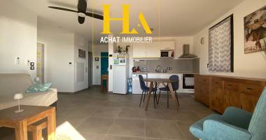 trois bassins littoral, souris blanche t2 de 67 m2 vue mer