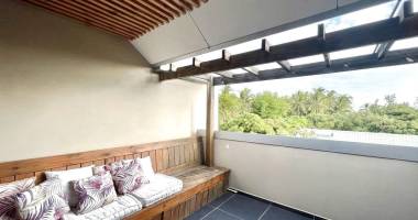 appartement t3 à deux pas du lagon de trou d'eau