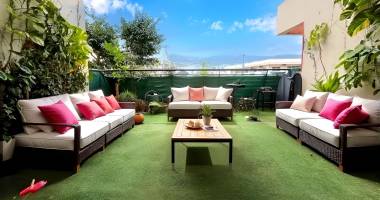 a vendre appartement familial au centre de sainte-clotilde (saint-denis) avec grande terrasse