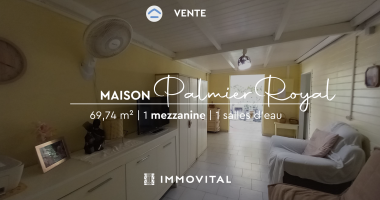 propriété à vendre   maison t2 avec mezzanine + chemin d’accès