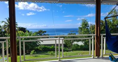 l'opportunité à saisir à bouillante : villa récente 151 m2 avec vue mer imprenable sur les ilets de malendure