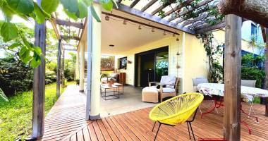 hermitage les bains t3 de plain pied avec jardin