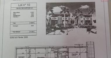 exclusivite appartement t2 meublé clos paille en queue à trou d'eau, la saline les bains