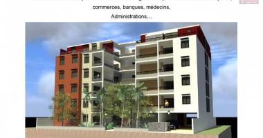 a vendre appartement f2 de 58.99 m2  au centre ville de  saint denis