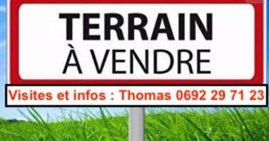 a vendre grand terrain constructible de 1742 m2 à sainte-anne (saint-françois)