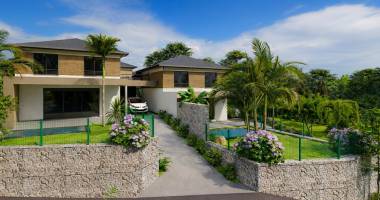 saint joseph 97480 - ensemble de 4 villas neuve et moderne - piscine - abris voiture - emplacement de choix