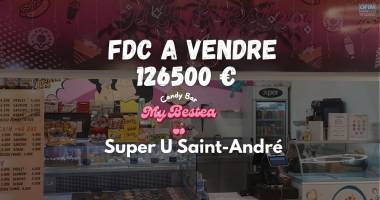 À vendre – fonds de commerce my bestea candy bar au super u de saint-andré