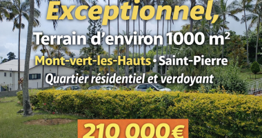 beau terrain 1000 m²