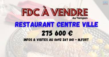 a saisir fonds de commerce restaurant le diables Ô thym au tampon est à vendre