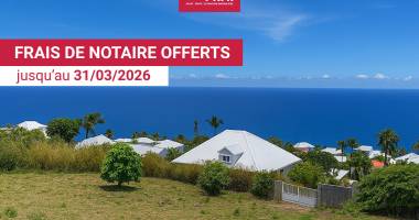 terrains à bâtir vue mer à la montagne - lotissement papangue - frais de notaire offerts