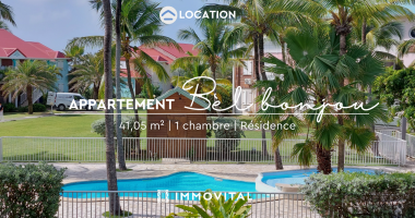 agreable t2 vue mer en residence securisee et avec piscine