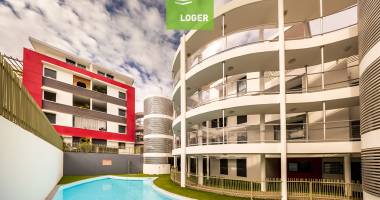 À louer  magnifique t2 meublé avec varangue en résidence avec piscine