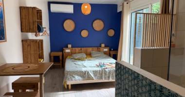 maison f5 meublée avec piscine terre sainte