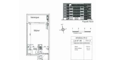 appartement sainte clotilde - 1 pièce(s) - 19.42 m2