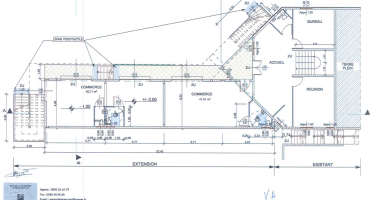 À louer   local commercial - 120.36m2 - hoelbourg sud