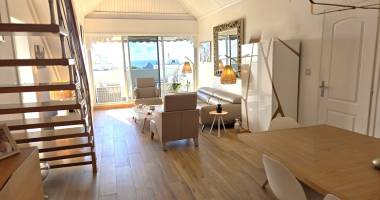 lna loue t3-4 duplex haut de gamme, vue mer saint denis