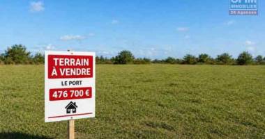 À vendre terrain   de 580m2 rare en centre ville du port
