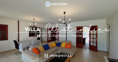 villa t4 meublee + piscine sur sommabert le moule