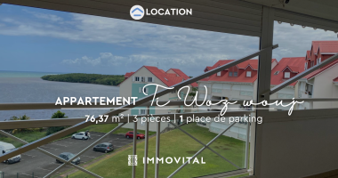 appartement t3 en duplex À louer avec splendide vue mer dÉgagÉe dans la commune de petit-bourg