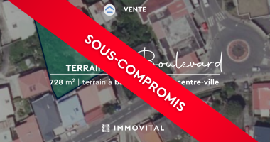vente terrain de 748 m2 a proximite du bourg du gosier