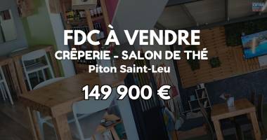 a vendre - fonds de commerce salon de thé - crêperie - glacier à  piton saint-leu | 149 900€