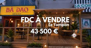 a vendre fonds de commerce restaurant ba dao au tampon | 43500€
