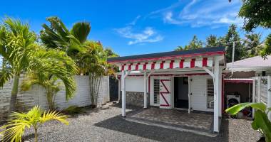 bungalow t2 meublé avec cours + terrasse - 40m2 - saint françois