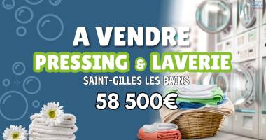 a vendre | pressing & laverie – une activité essentielle avec clientèle fidèle à saint-gilles les bains | 58 500€