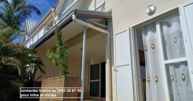 a louer bel et grand appartement t3 meublé avec jardin, chemin vandas à la montagne