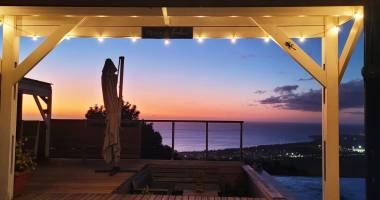 magnifique villa vue mer + chalet indépendant à bellemÈne 