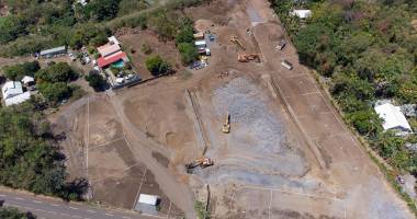 parcelle viabilisée à la rivière st-louis-calme et résidenti