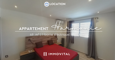 location - appartement t2 meublé - la baie le moule